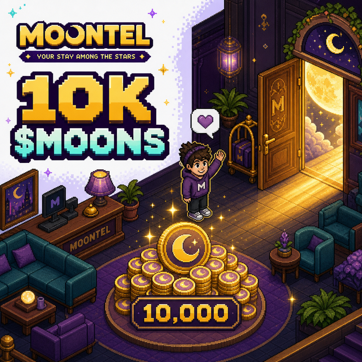 10,000 $MOONS welcome room contest